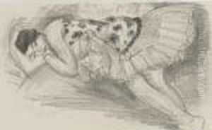 Danseuse Endormie Au Divan by Henri Matisse