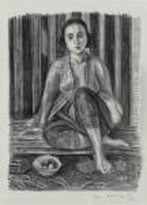 Odalisque A La Coupe De Fruits by Henri Matisse