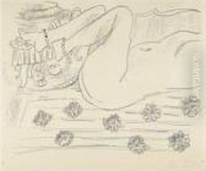 Nu, Etude D'un Mouvement De Jambes by Henri Matisse