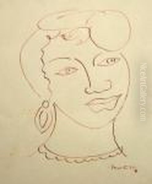 Head Study Of A Woman - view 1