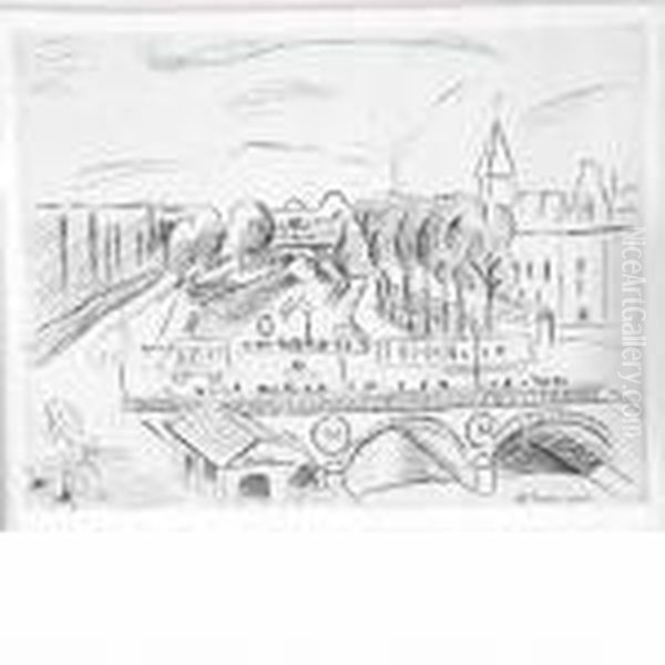 Le Pont Saint-michel - view 1