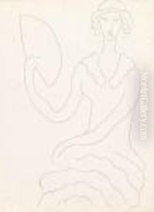 Eventail De Madame Mallarme by Henri Matisse