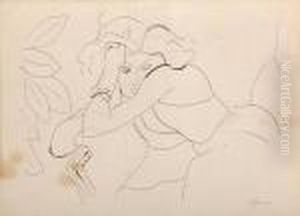 Jeune Fille Accoudee by Henri Matisse