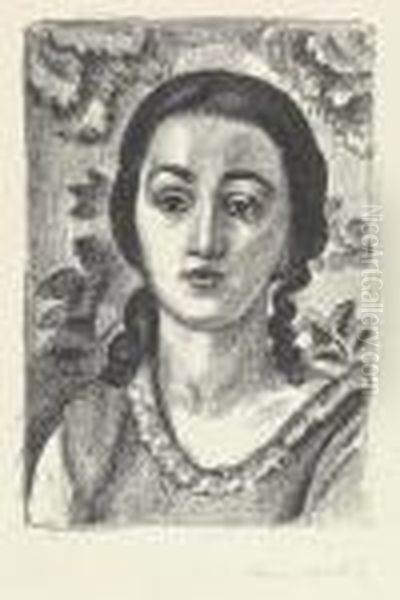 "jeune Fille Aux Boucles Brunes" - view 1