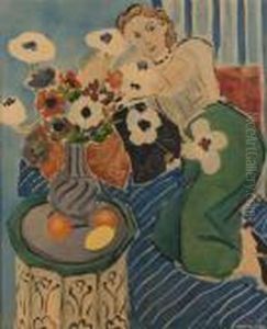 Female On Couch by Henri Matisse