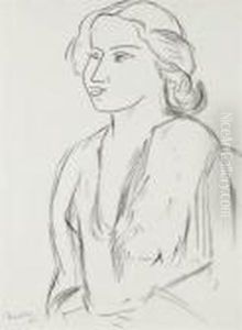 Portrait De Femme En Buste by Henri Matisse