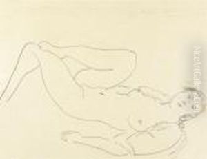 La Blouse Turque, Etude De Jambes by Henri Matisse