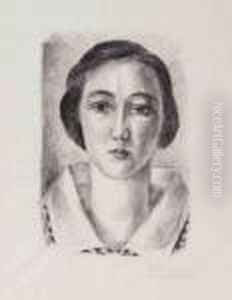 Jeune Fille En Robe Fleurie Au Col D'organdi