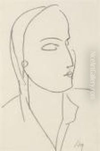 Profil De Femme by Henri Matisse