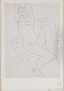 Nu Au Fauteuil Raye by Henri Matisse