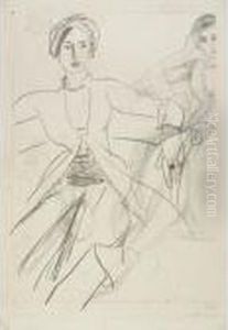 Personnage De Gauche by Henri Matisse