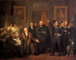 The Triumvirate Assuming Power on behalf of the Prince of Orange, 21 November 18 by Jan Willem Pieneman