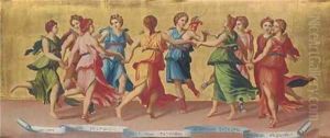 Apollo and the Nine Muses by Baldassare Peruzzi