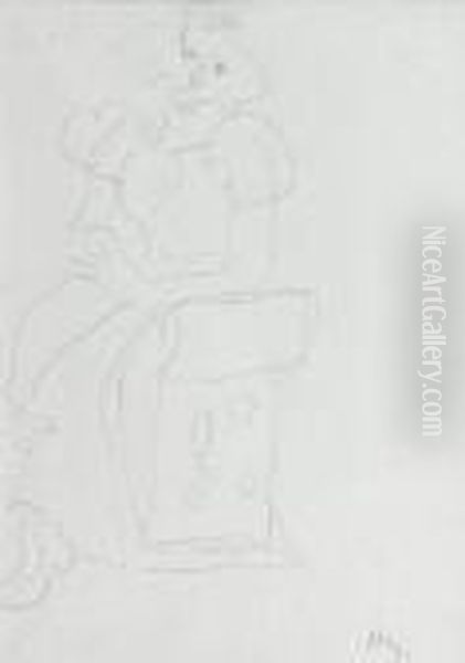 Femme Accoudee - view 1