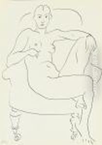 Femme Nue Assise Dans Un Fauteuil by Henri Matisse