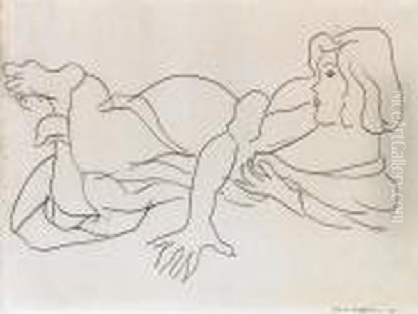 Jeune Femme Allongee - view 1