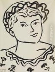 Tete D'une Jeune Fille by Henri Matisse