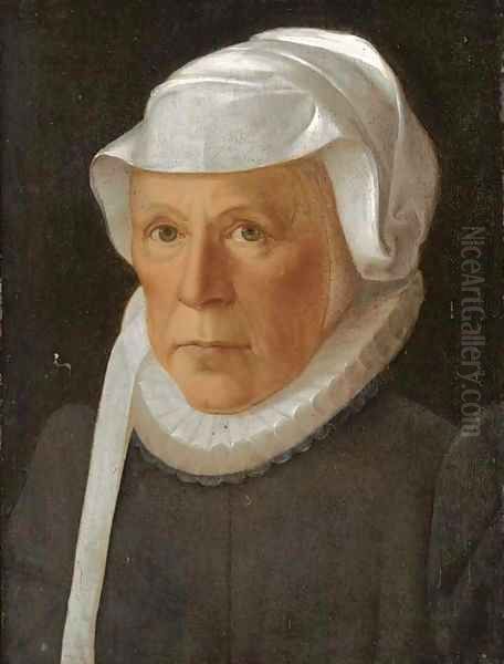 Portrait of a lady, bust-length - view 1