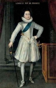 Portrait of Louis XIII of France by Frans Pourbus the younger
