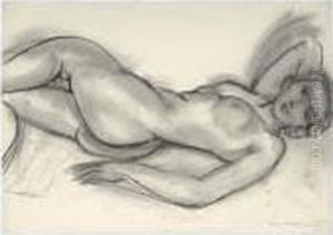 Etude Pour 'nu Rose' by Henri Matisse