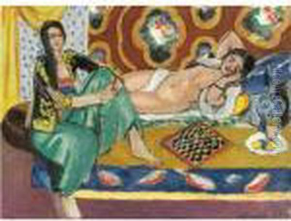 Odalisques Jouant Aux Dames - view 1