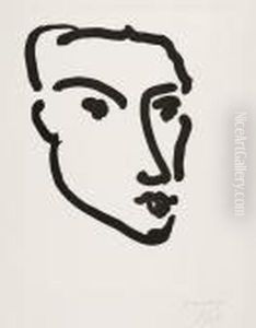 Nadia, Visagede Trois-quarts by Henri Matisse