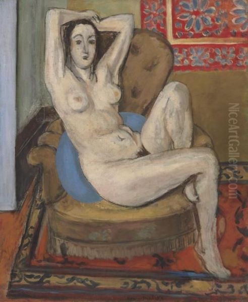 Nu Au Coussin Bleu - view 1
