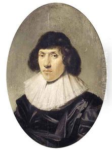 Portrait of a gentleman by Hendrick Gerritsz. Pot