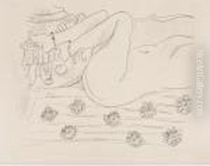 Nu, Etude D'un Mouvement De Jambes by Henri Matisse