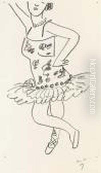 Danseuse Cambree Au Visage Coupe - view 1