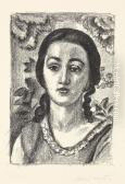 Jeune Fille Aux Boucles Brunes - view 1