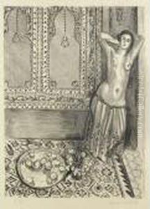 Odalisque Debout Au Plateau De Fruits by Henri Matisse