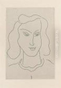 Visage Aux Fixes Vers Le Sol by Henri Matisse