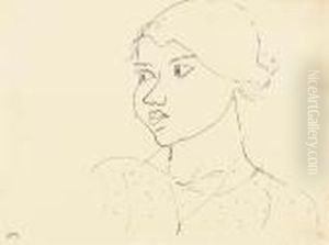 Fille Avec Chaine Et Croix by Henri Matisse
