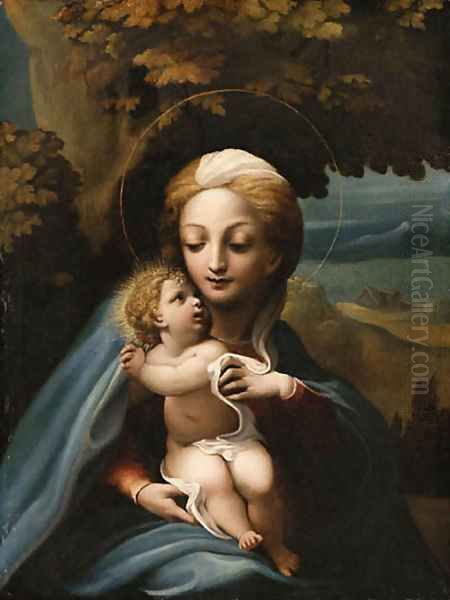 The Madonna and Child in a Landscape - view 1