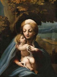 The Madonna and Child in a Landscape