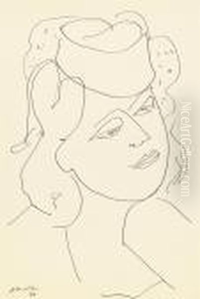 Femme Au Chapeau - view 1