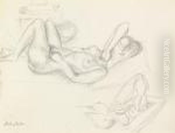 Etudes De Nu, Visage Couvert - view 1