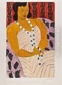 Dame A La Robe Blanche by Henri Matisse