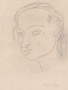 Portrait De Charles Baudelaire by Henri Matisse