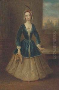 Portrait of Selina Shirley (1707-1791) by Charles Philips