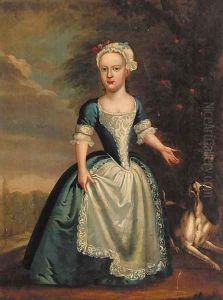 Portrait of a lady by Charles Phillips