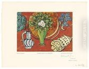 Nature Morte Au Magnolia. by Henri Matisse