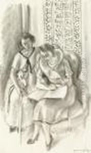 Les Deux Musiciennes by Henri Matisse