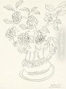 Vase De Fleurs by Henri Matisse
