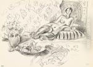 Odalisque Etendue Ii by Henri Matisse