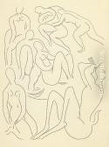 Nymphes Et Faune by Henri Matisse