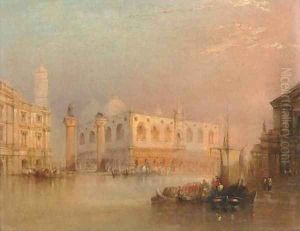 Vessels before St Mark's Square, Venice