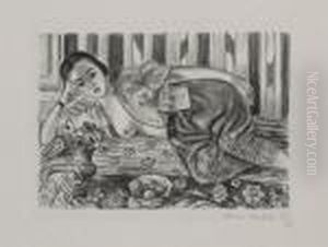 Odalisque A La Culotte De Satin Rouge by Henri Matisse