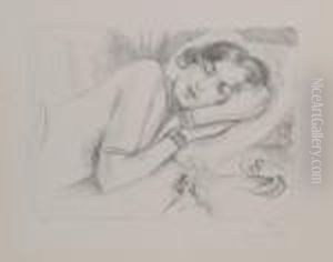 Figure Endormie Aux Babouches by Henri Matisse